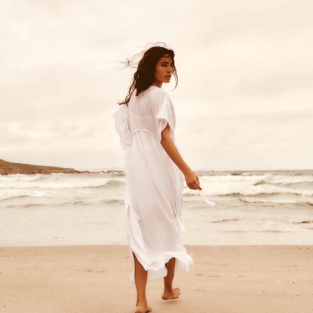Zara limited edition cotton kaftan dress you can’t miss - Picture 5 of 10